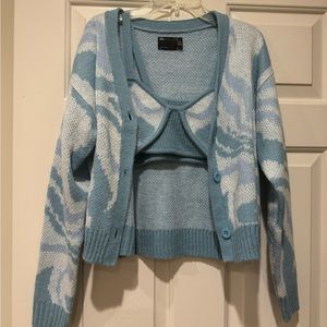 ASOS Two Piece Knit Top with Matching Jacket